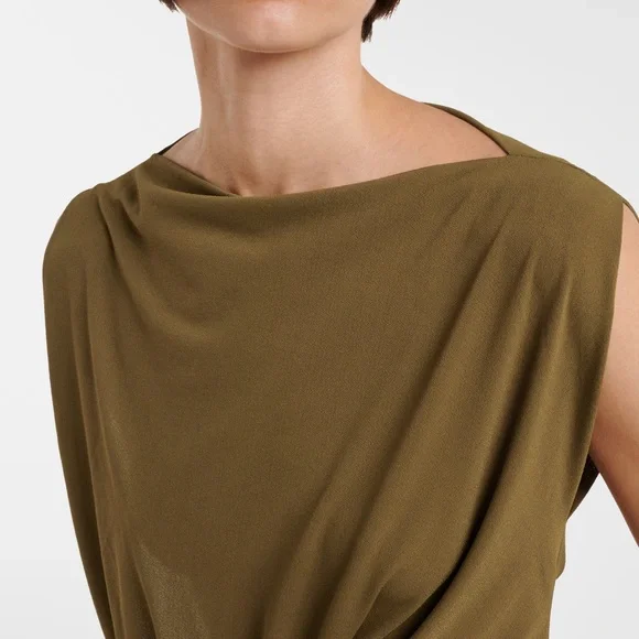 Alex Perry Dropped Crepe Jersey Gown - Picture 4 of 7